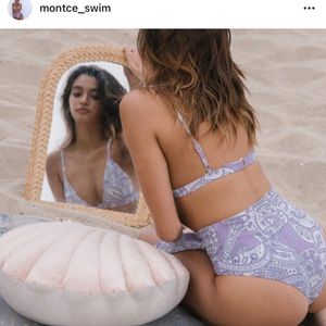 MONTCE Swim! Purple paisley 3 piece set!